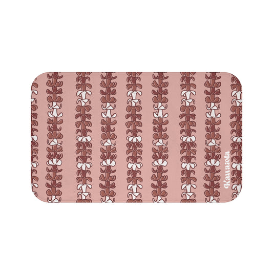 Mauve Puakenikeni Memory Foam Bath Mat