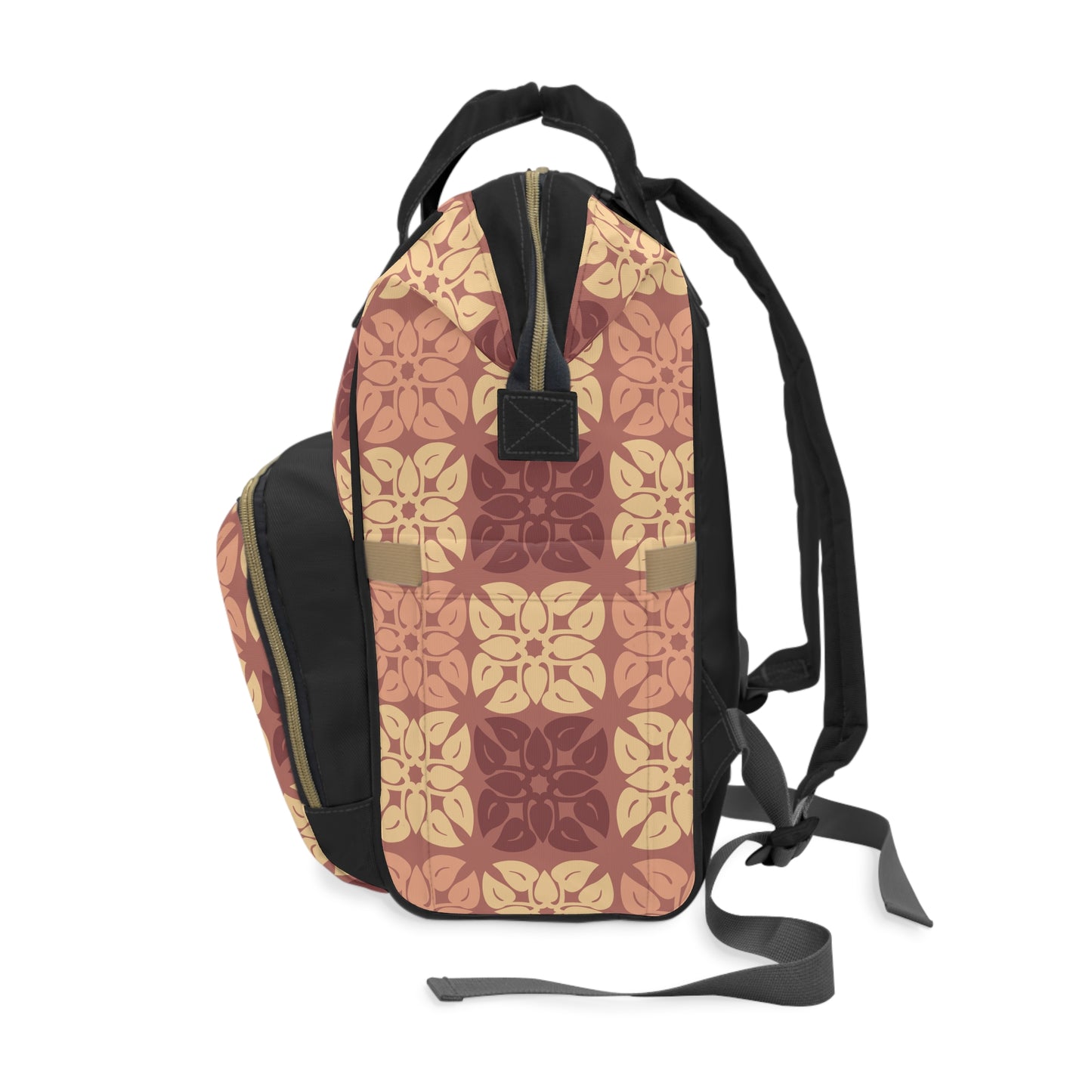 Laua'e Quilt Pattern Diaper Backpack