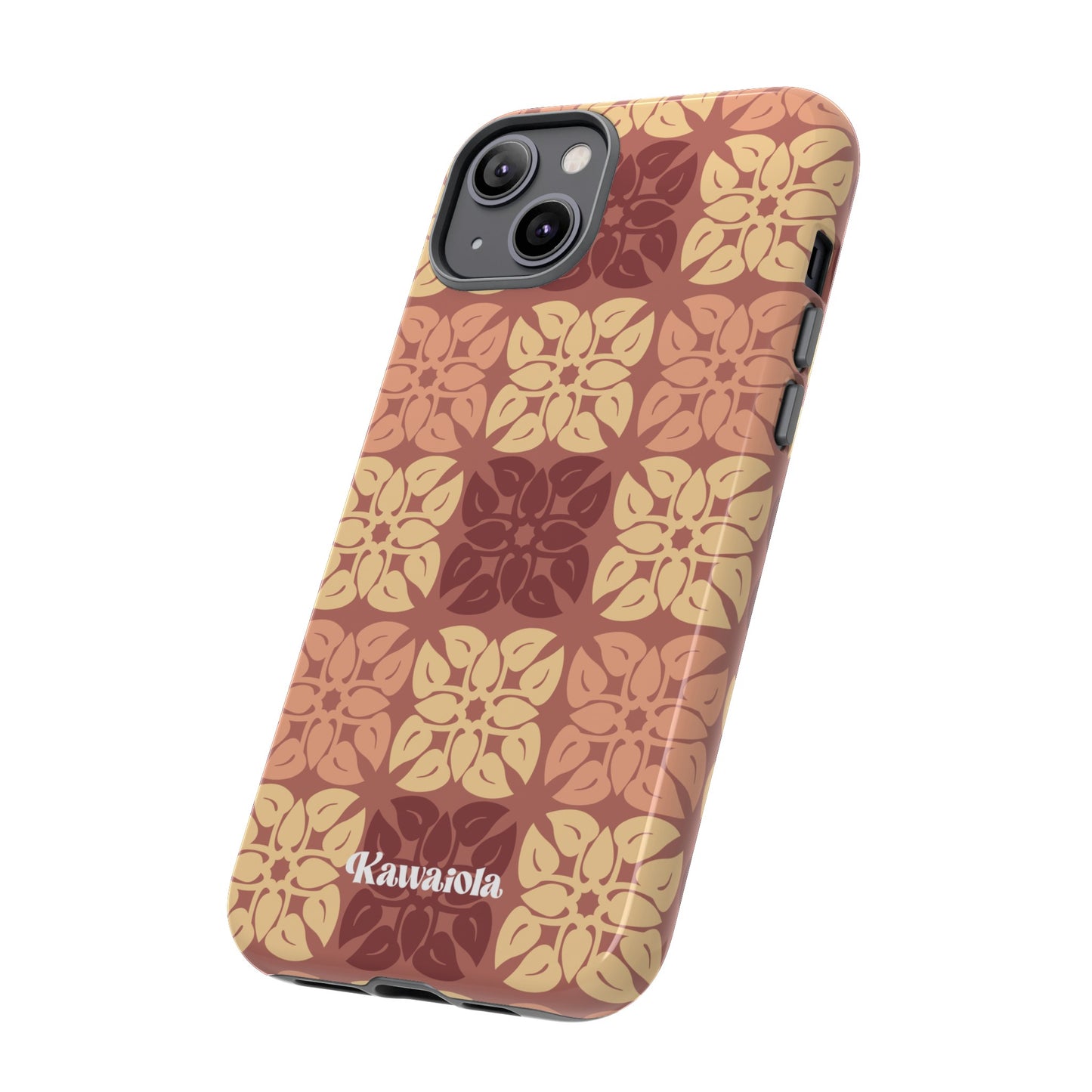 Anthurium Quilt Pattern Phone Case