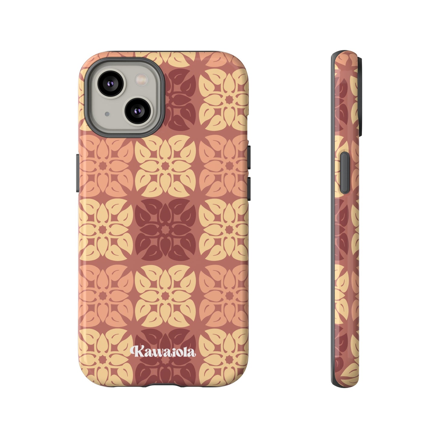 Anthurium Quilt Pattern Phone Case