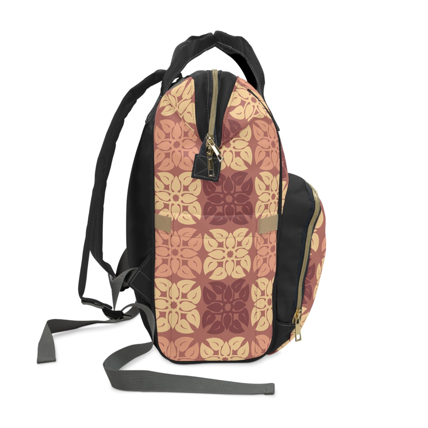 Laua'e Quilt Pattern Diaper Backpack