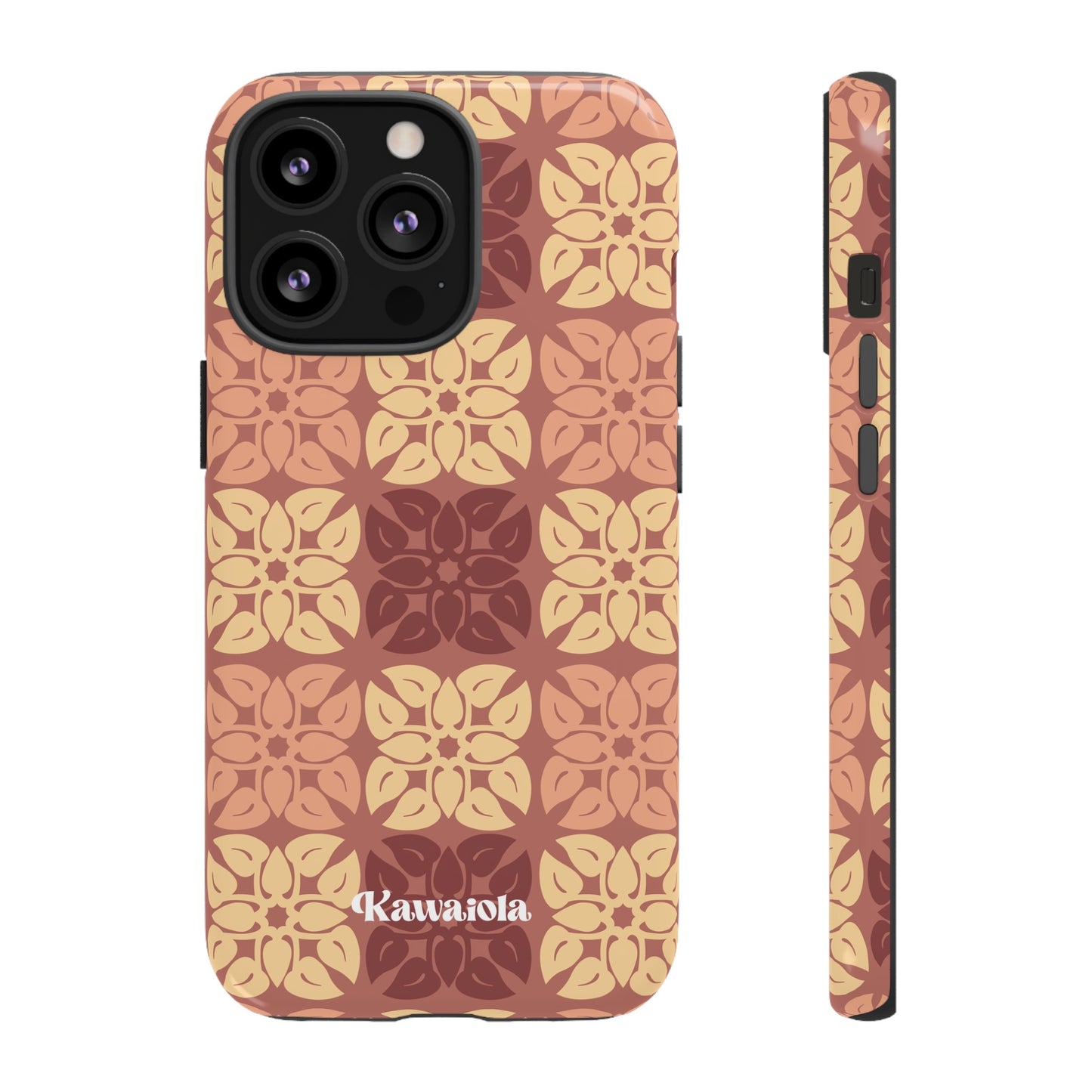 Anthurium Quilt Pattern Phone Case