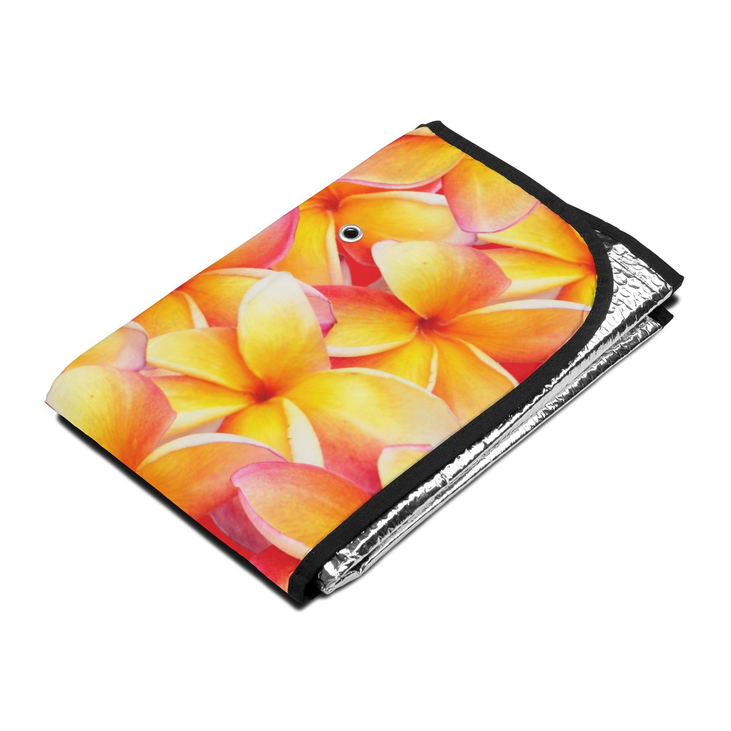 Red Plumeria Vehicle Sun Shade