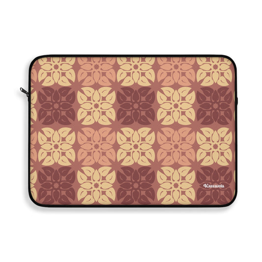 Anthurium Quilt Pattern Laptop Sleeve