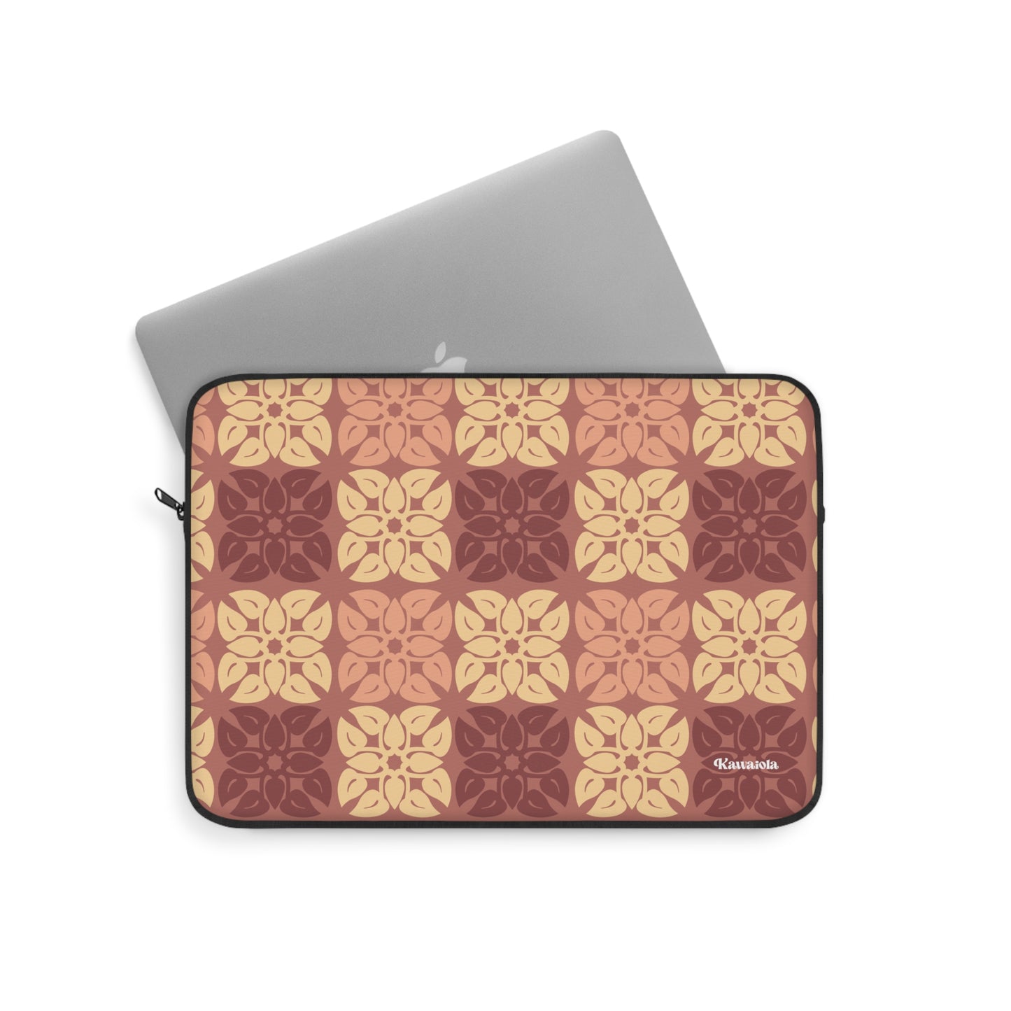 Anthurium Quilt Pattern Laptop Sleeve