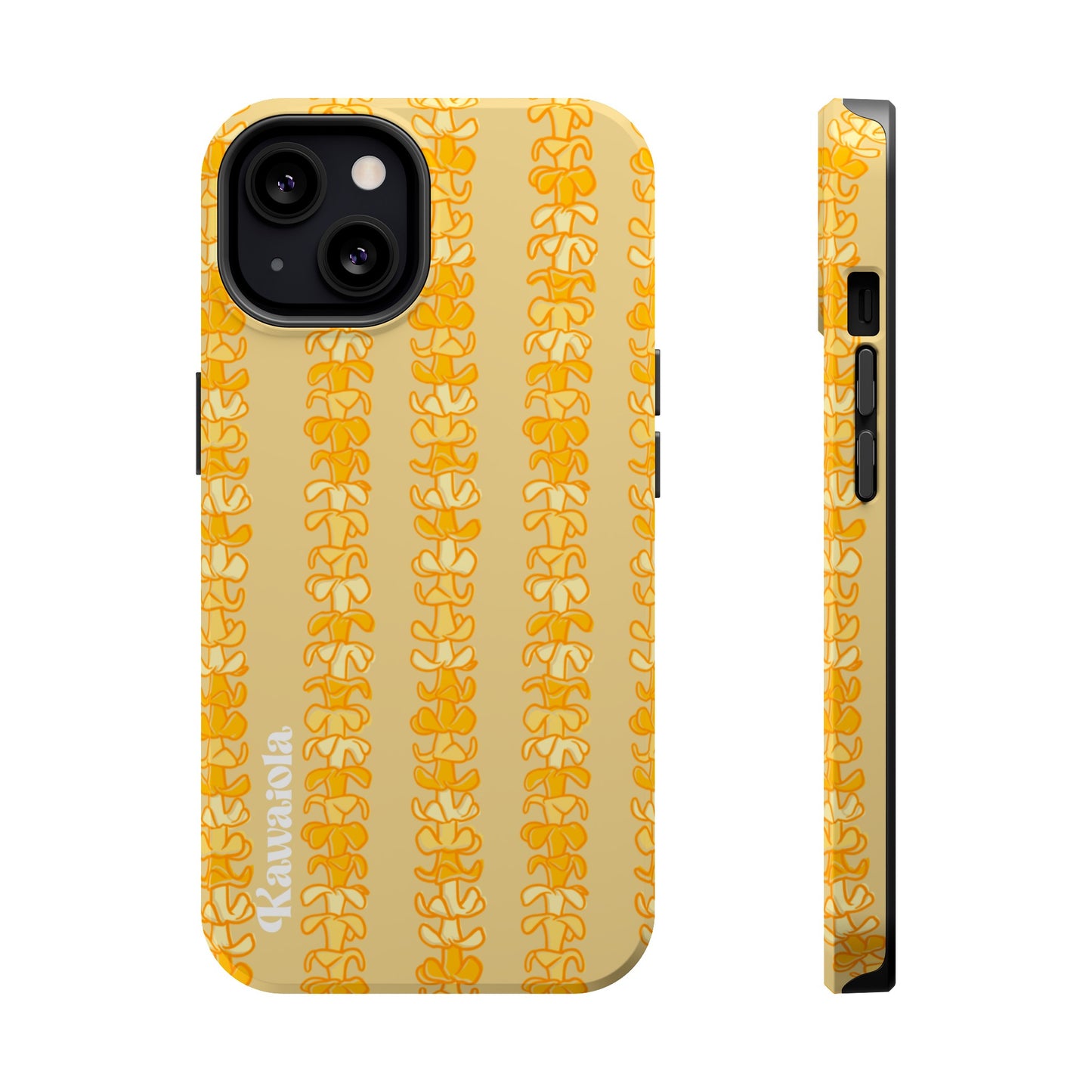 Golden Puakenikeni Lei MagSafe Tough Phone Case