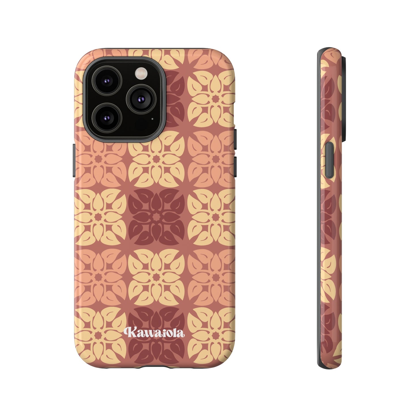 Anthurium Quilt Pattern Phone Case