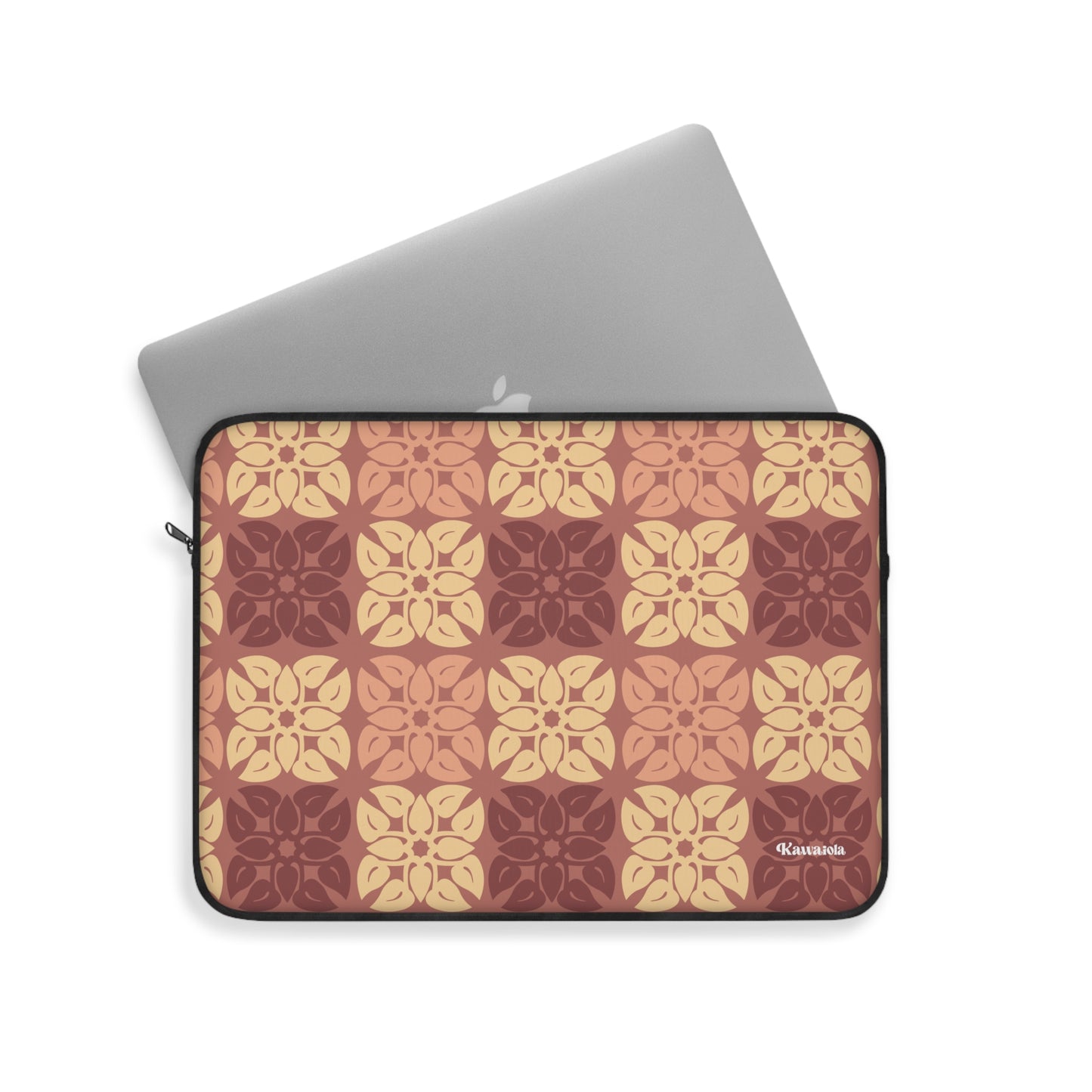 Anthurium Quilt Pattern Laptop Sleeve