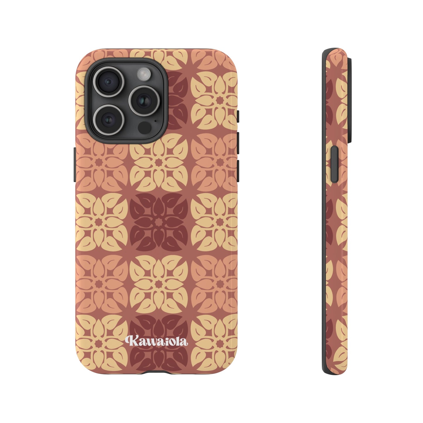 Anthurium Quilt Pattern Phone Case