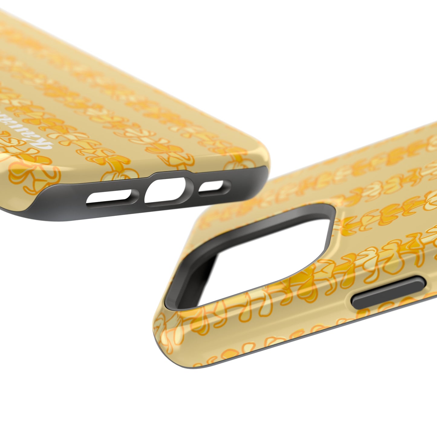 Golden Puakenikeni Lei MagSafe Tough Phone Case