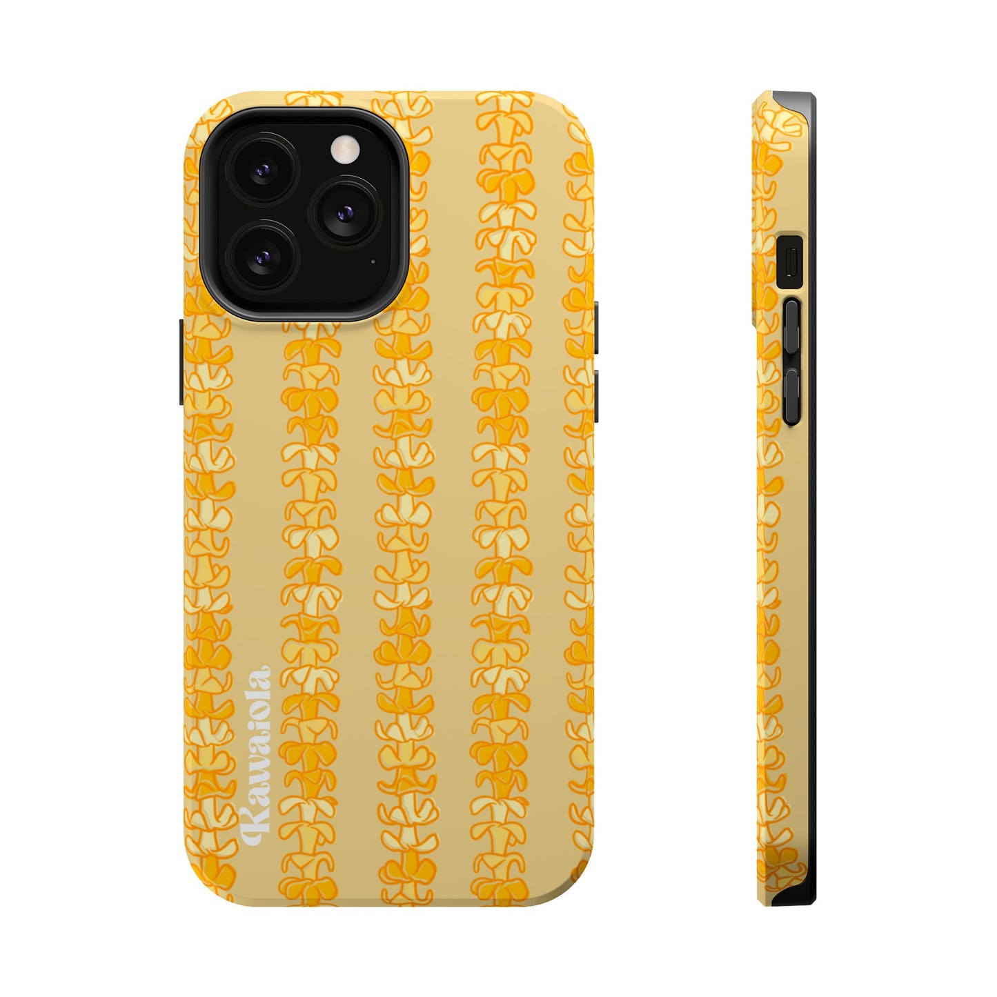 Golden Puakenikeni Lei MagSafe Tough Phone Case