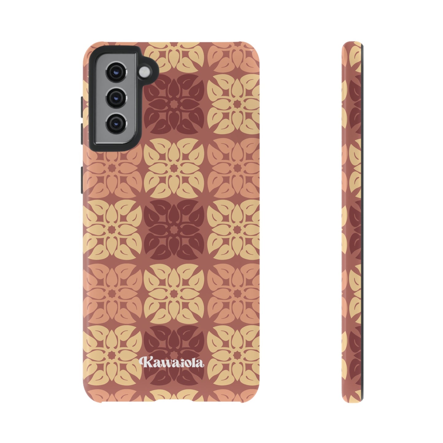 Anthurium Quilt Pattern Phone Case