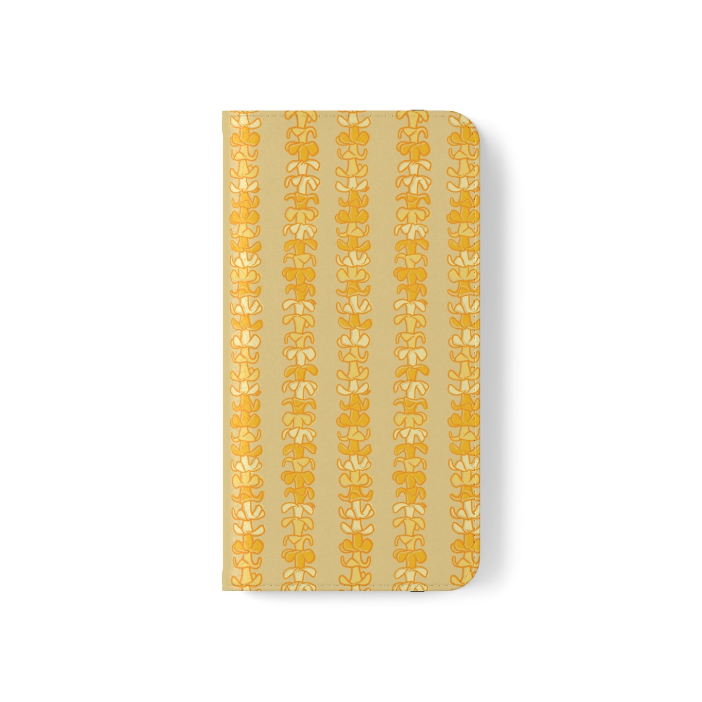 Golden Puakenikeni Lei Flip Case