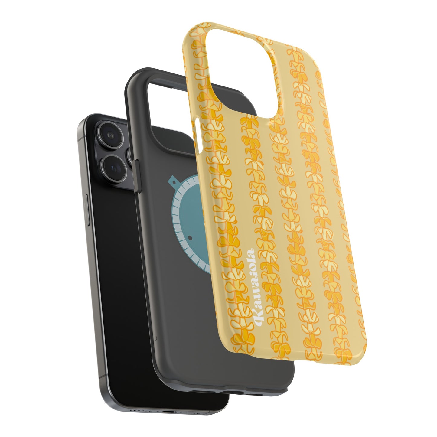 Golden Puakenikeni Lei MagSafe Tough Phone Case