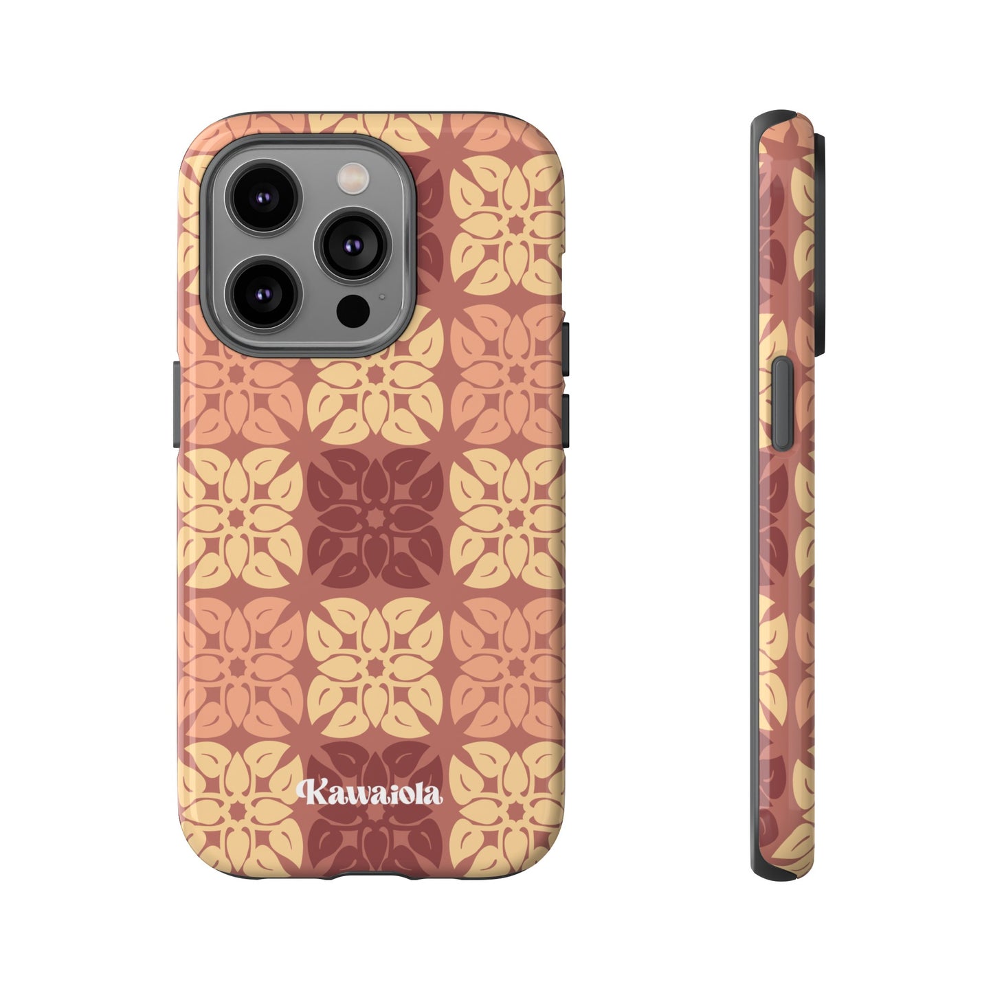 Anthurium Quilt Pattern Phone Case