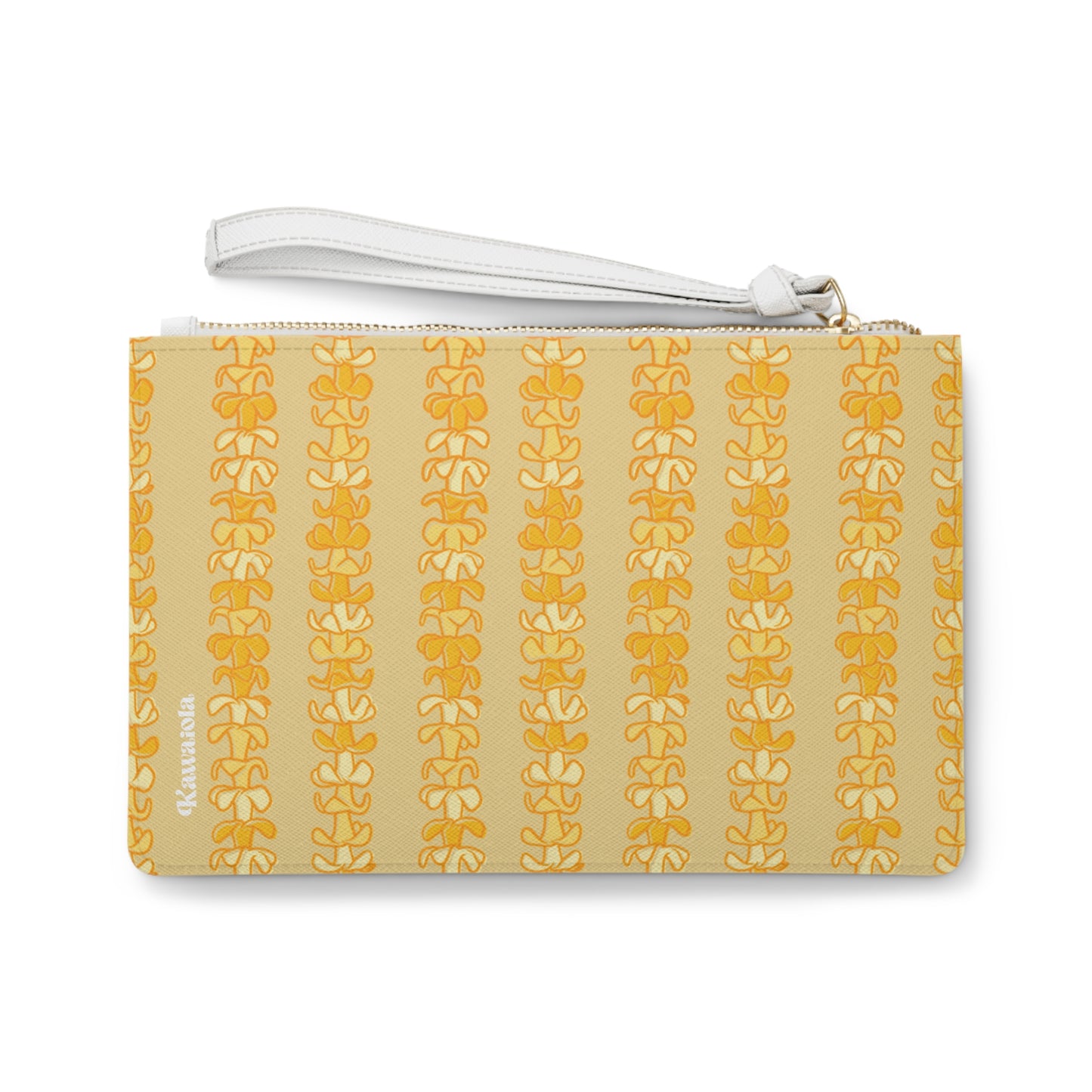 Golden Puakenikeni Lei Clutch