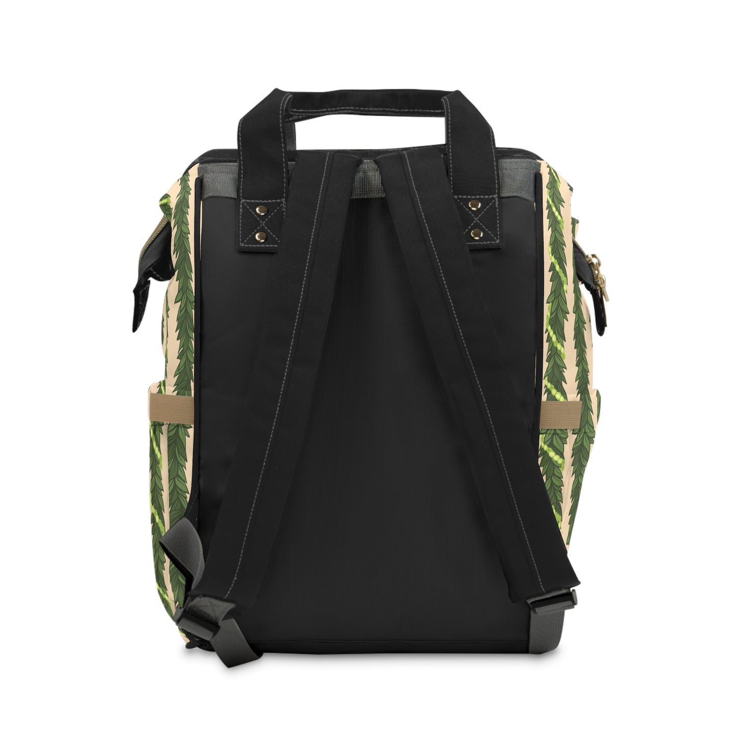 Maile & Mokihana Lei Diaper Backpack