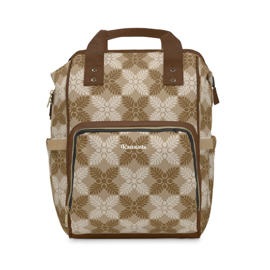 Ulu Quilt Pattern Diaper Backpack