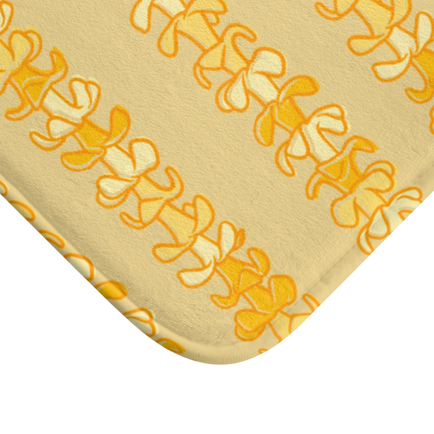 Golden Puakenikeni Memory Foam Bath Mat