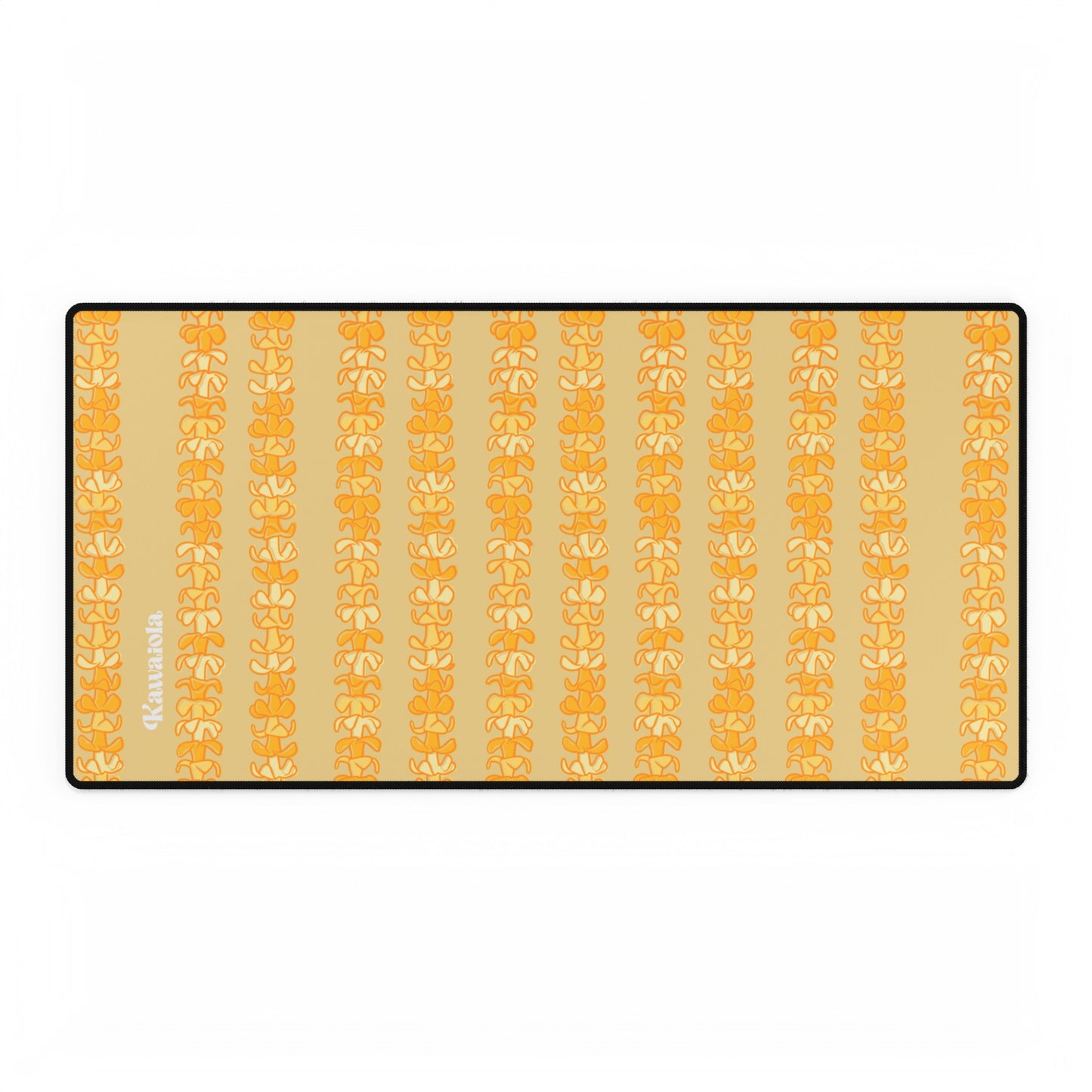 Golden Puakenikeni Desk Mat