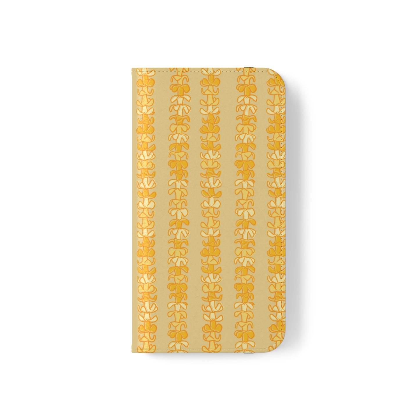 Golden Puakenikeni Lei Flip Case