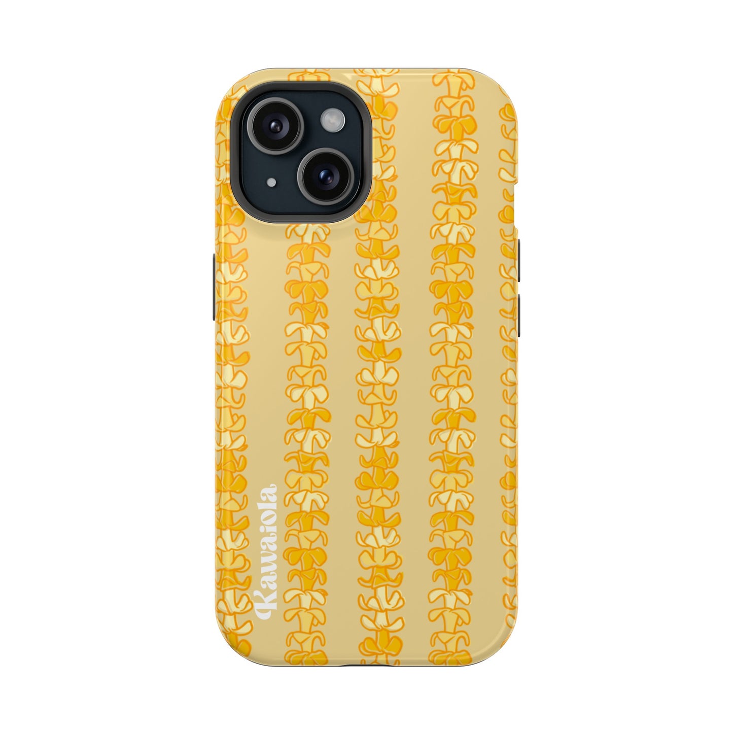 Golden Puakenikeni Lei MagSafe Tough Phone Case