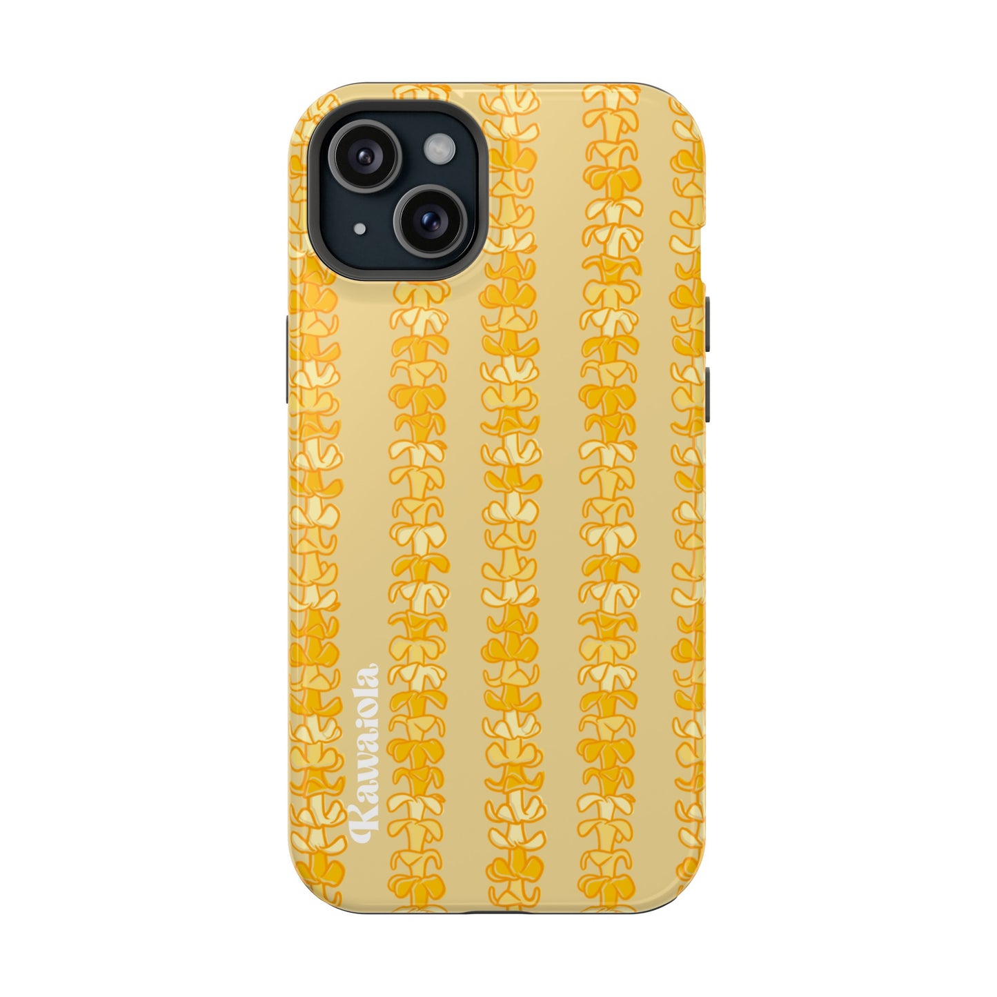 Golden Puakenikeni Lei MagSafe Tough Phone Case