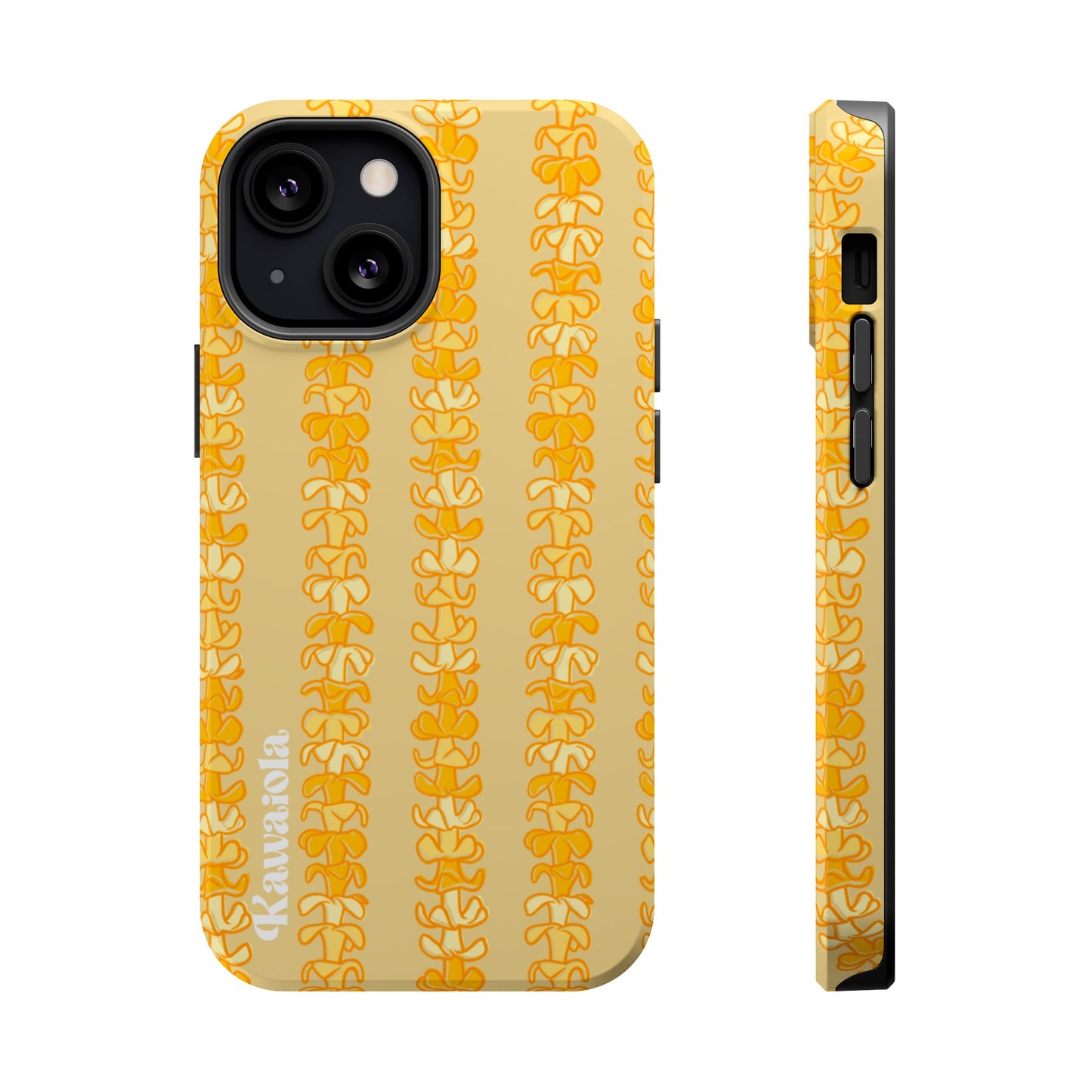 Golden Puakenikeni Lei MagSafe Tough Phone Case