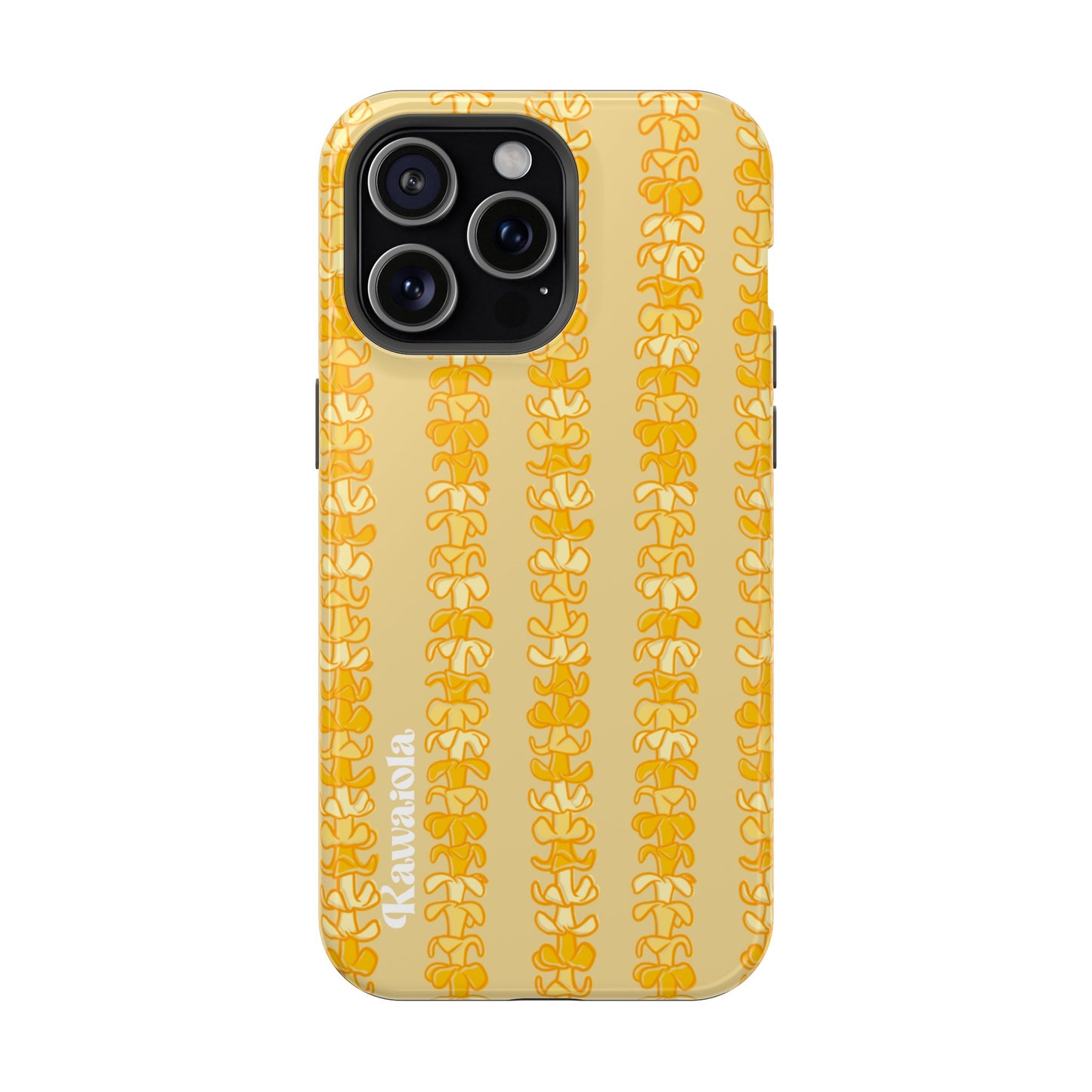 Golden Puakenikeni Lei MagSafe Tough Phone Case