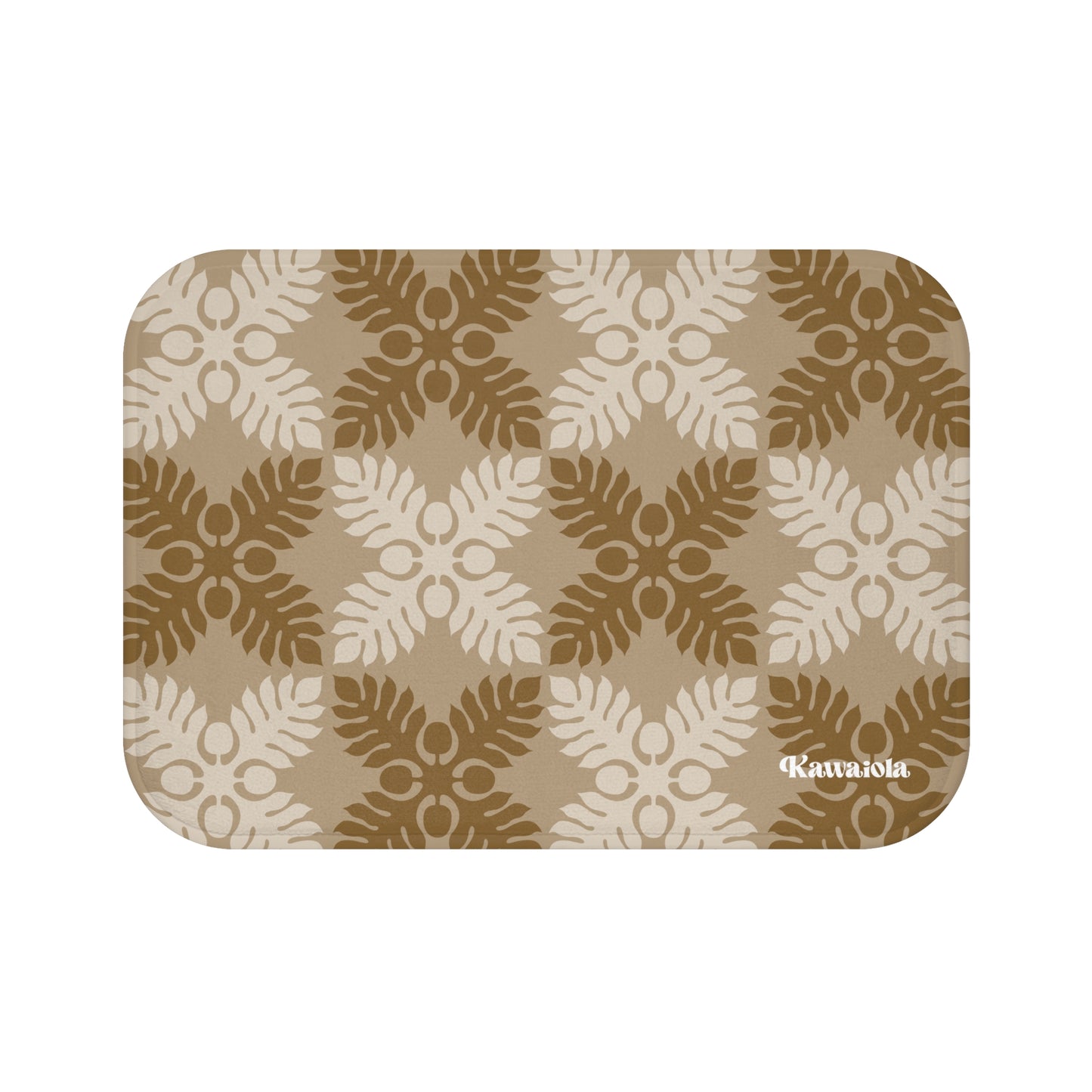 Ulu Quilt Pattern Memory Foam Bath Mat