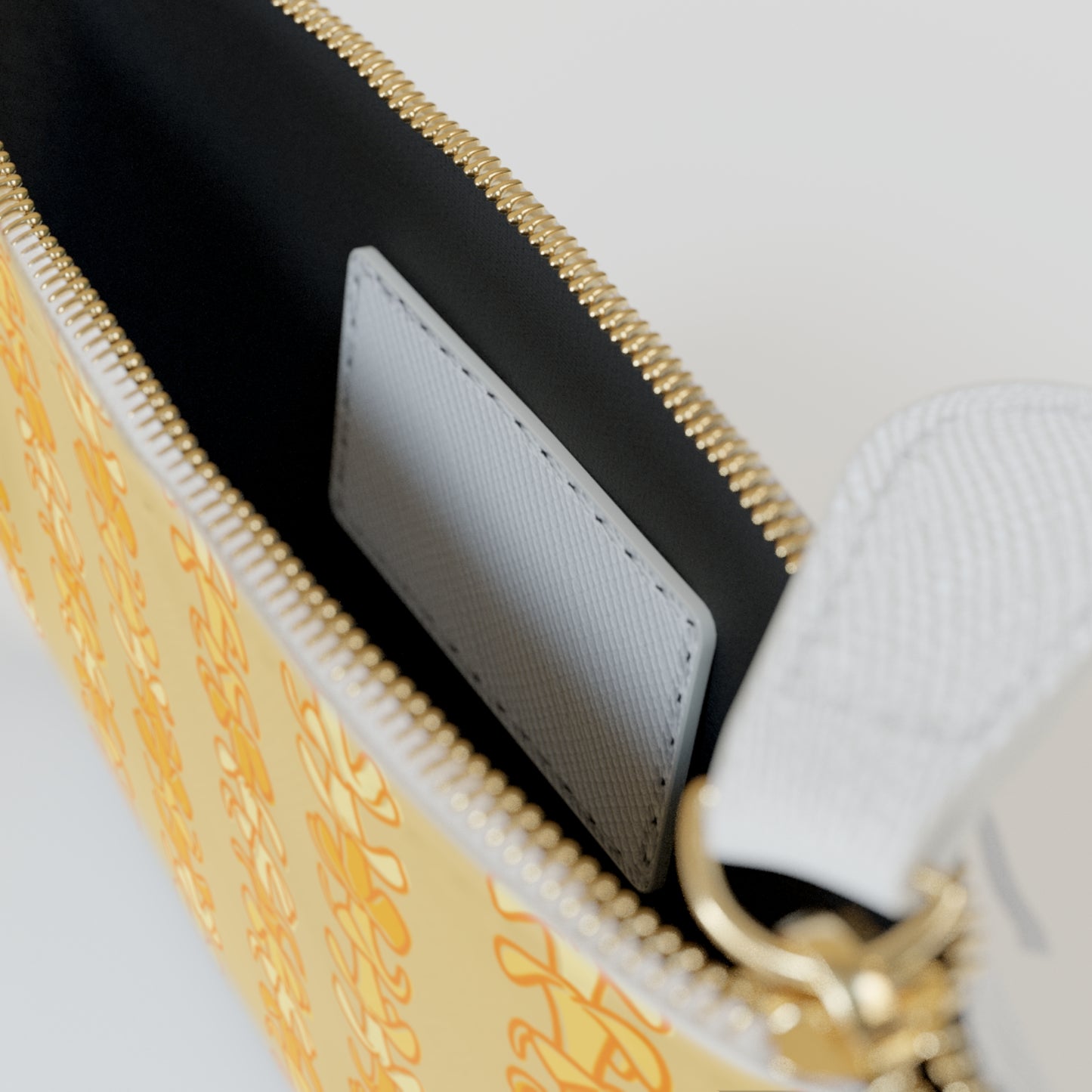 Golden Puakenikeni Lei Mini Clutch