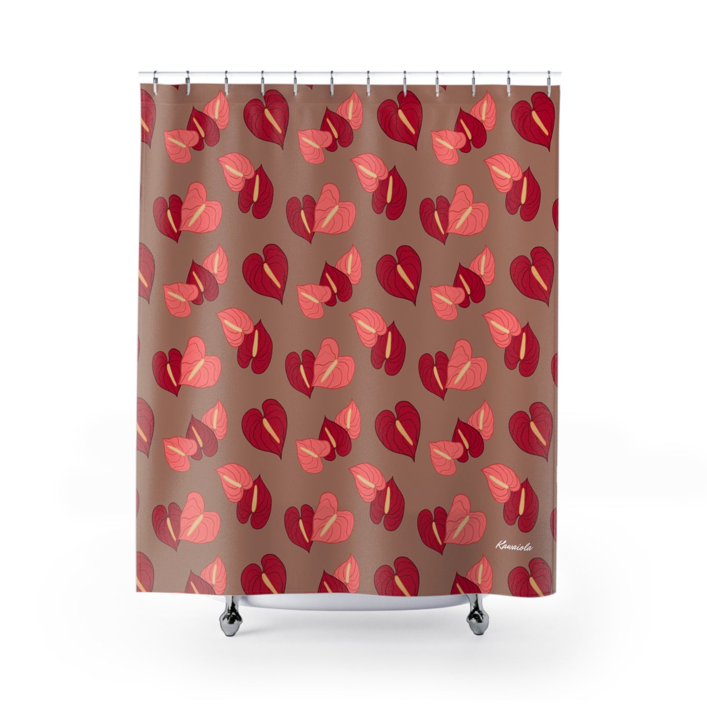 Anthurium Shower Curtain