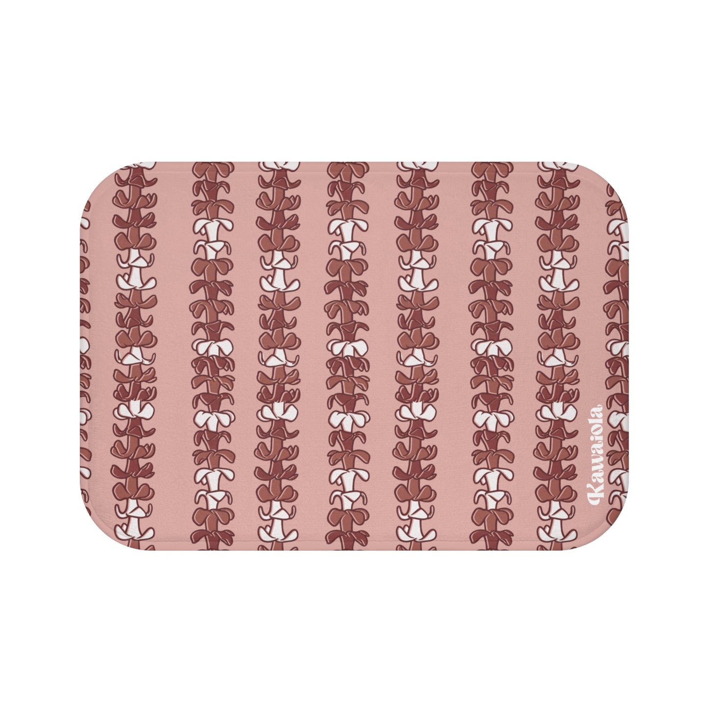 Mauve Puakenikeni Memory Foam Bath Mat