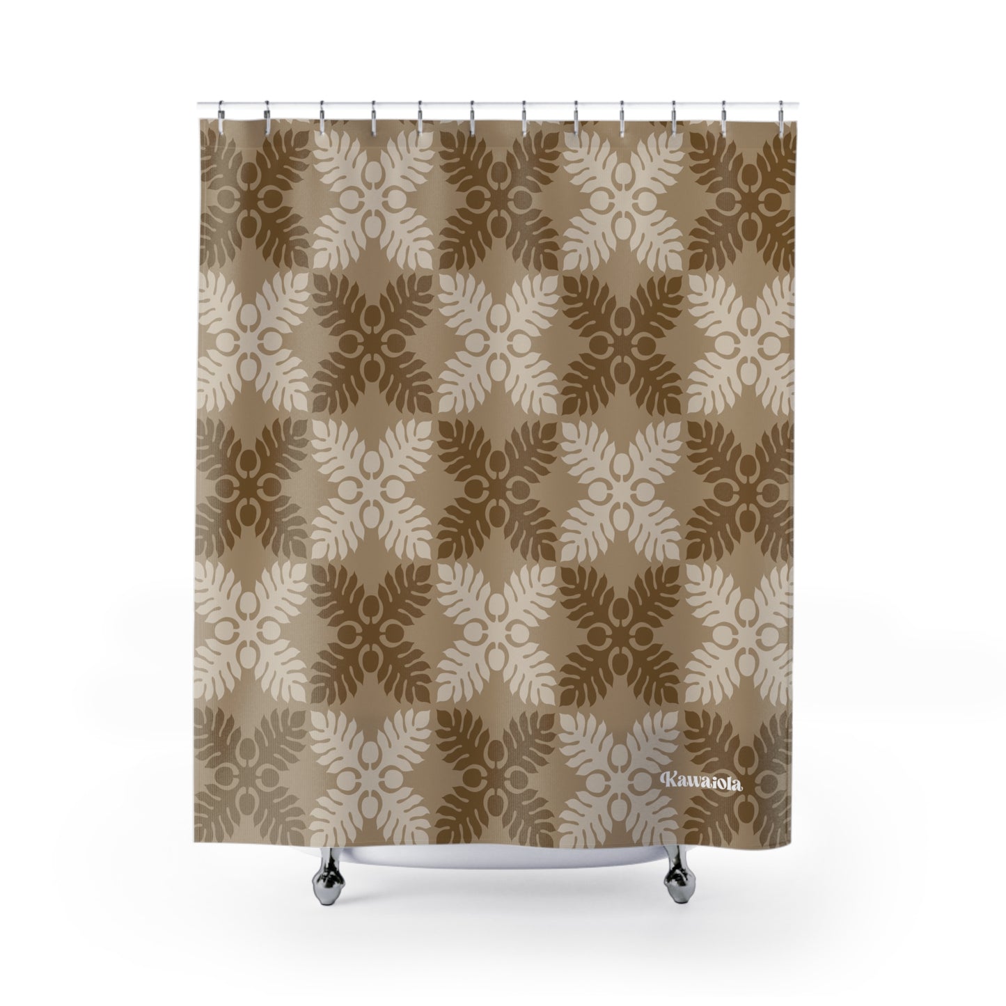 Ulu Quilt Pattern Shower Curtain