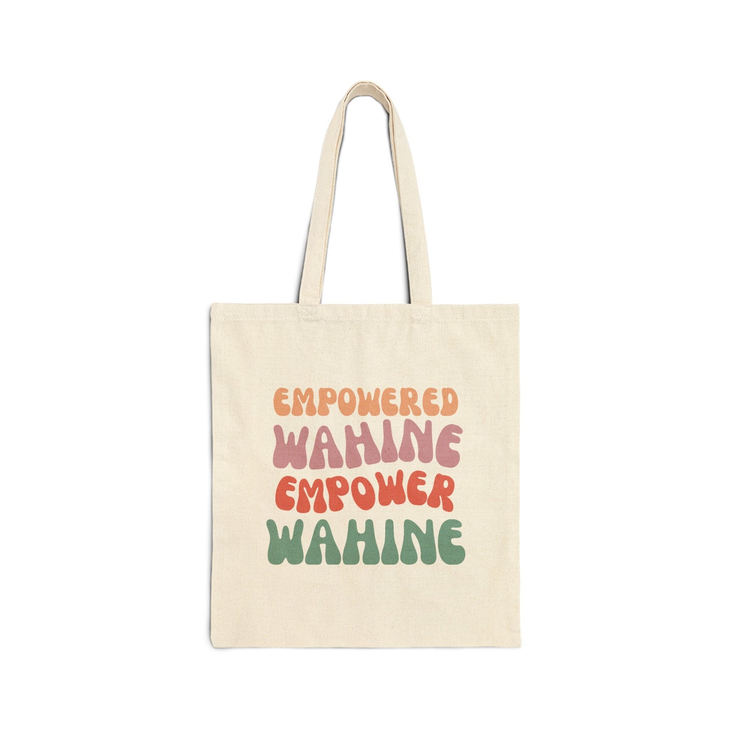 Wahine Empowerment Canvas Tote Bag