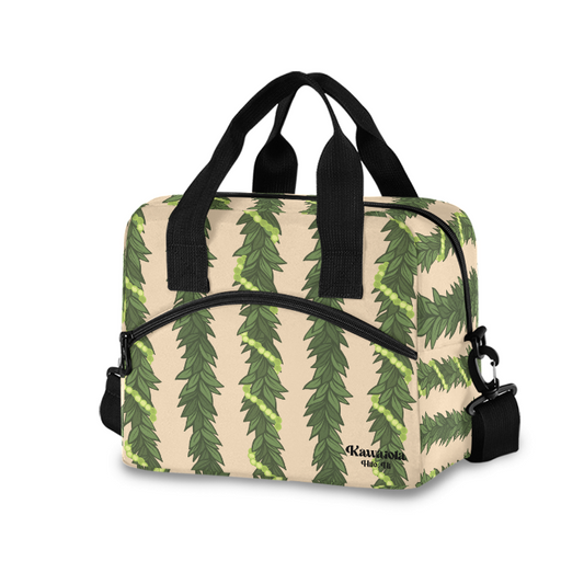 Maile & Mokihana Lei Lunch Cooler Bag