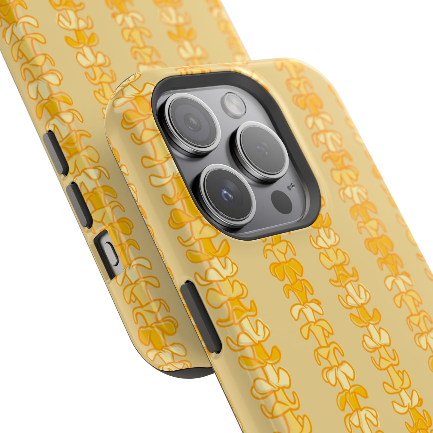 Golden Puakenikeni Lei MagSafe Tough Phone Case