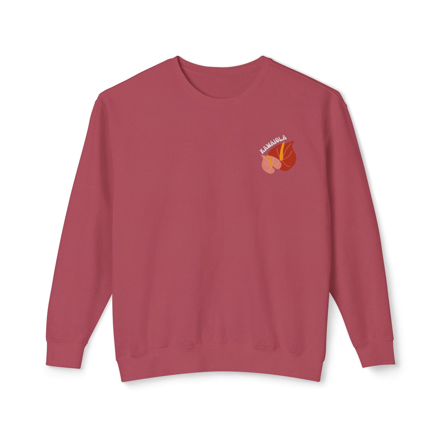 Anthurium Lightweight Crewneck Sweatshirt (multiple colors available)