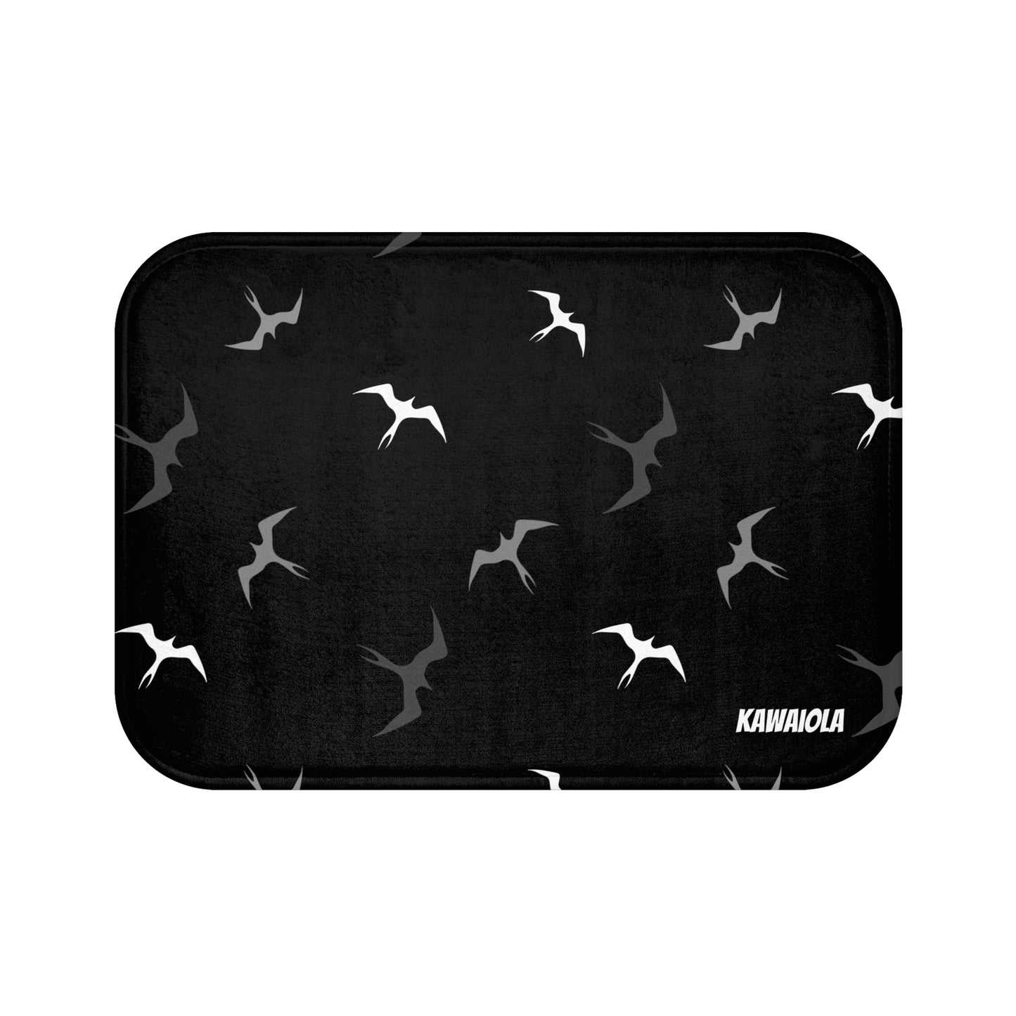 Midnight 'I'iwi Bath Mat