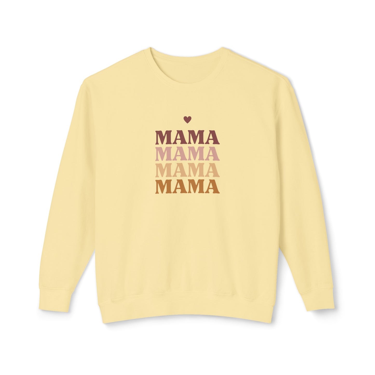 Mama Lightweight Crewneck Sweatshirt (multiple colors available)