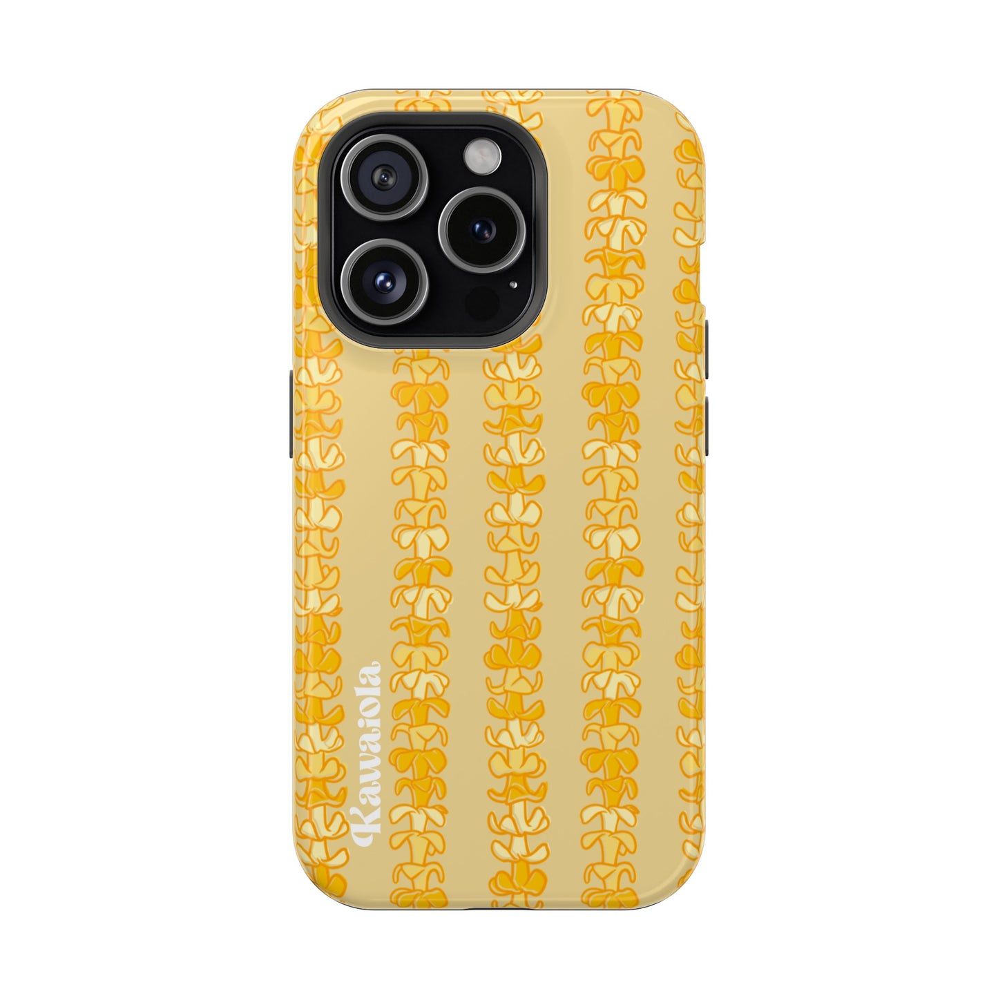 Golden Puakenikeni Lei MagSafe Tough Phone Case