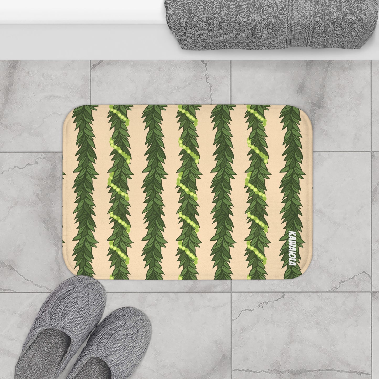 Maile & Mokihana Bath Mat