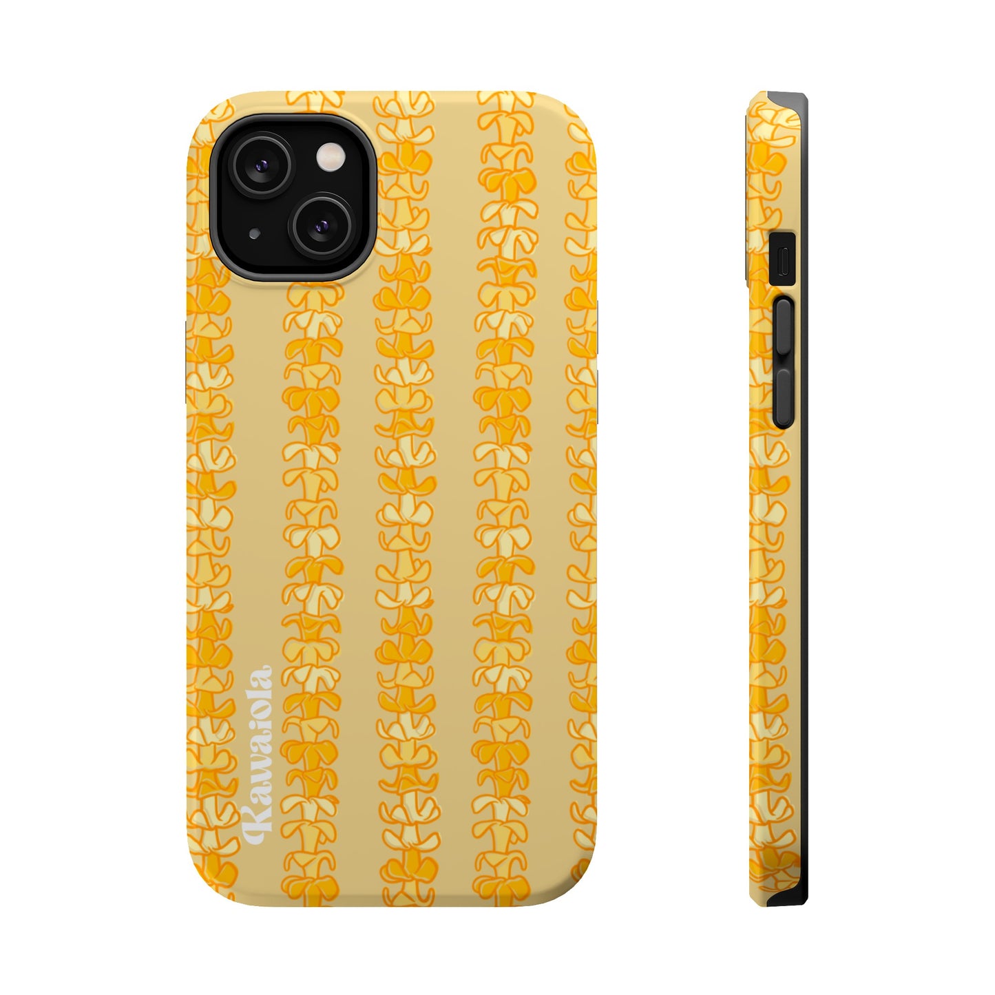 Golden Puakenikeni Lei MagSafe Tough Phone Case