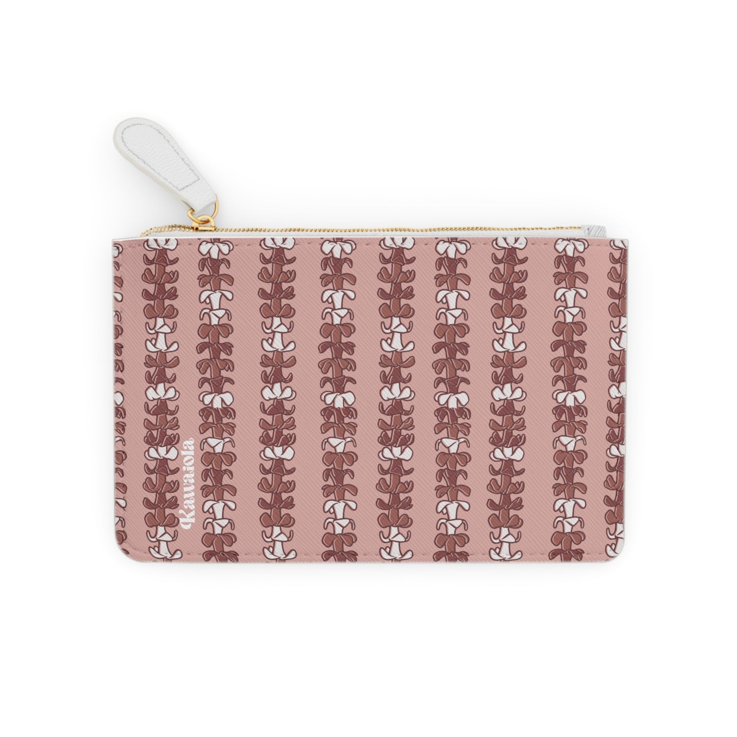 Mauve Puakenikeni Lei Mini Clutch