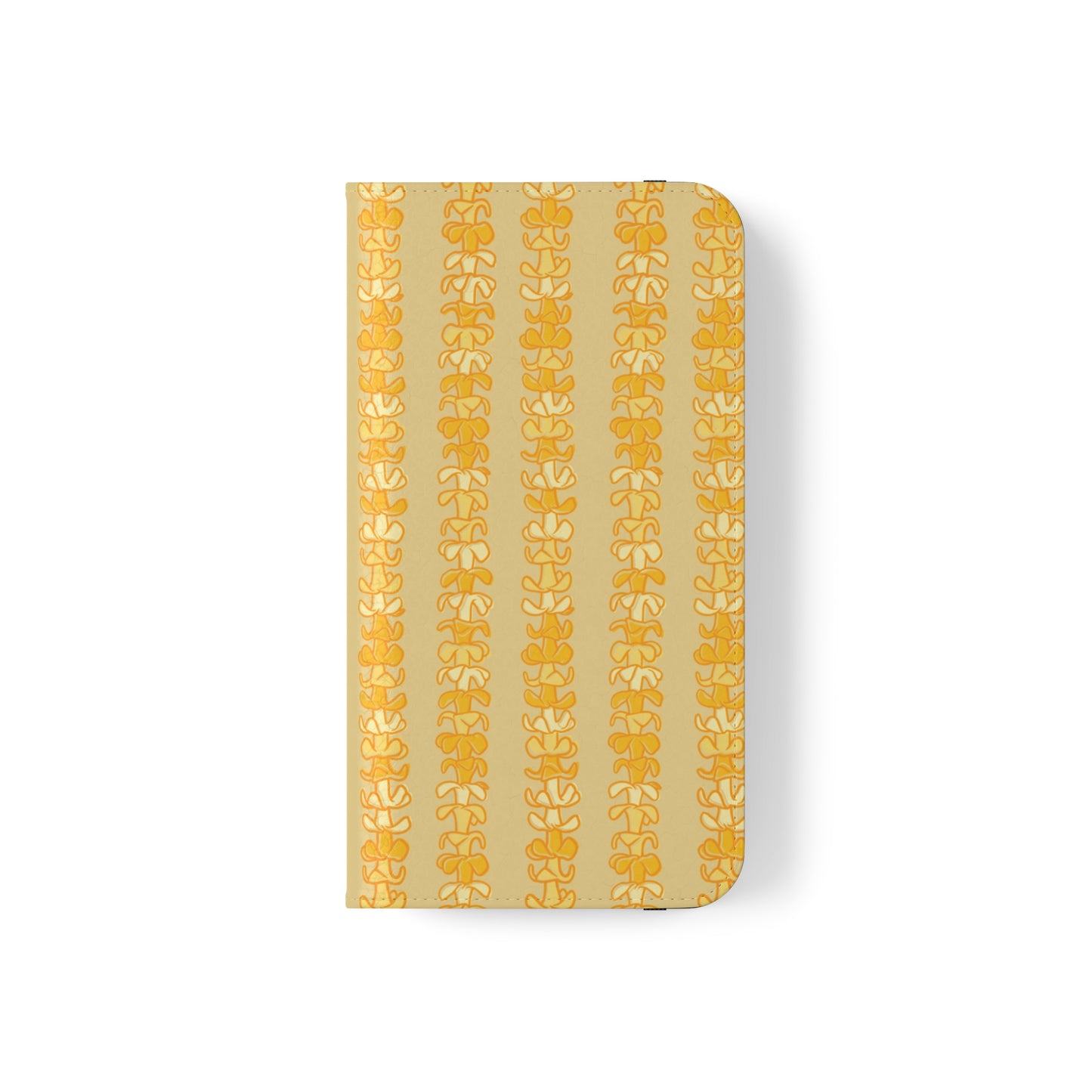 Golden Puakenikeni Lei Flip Case