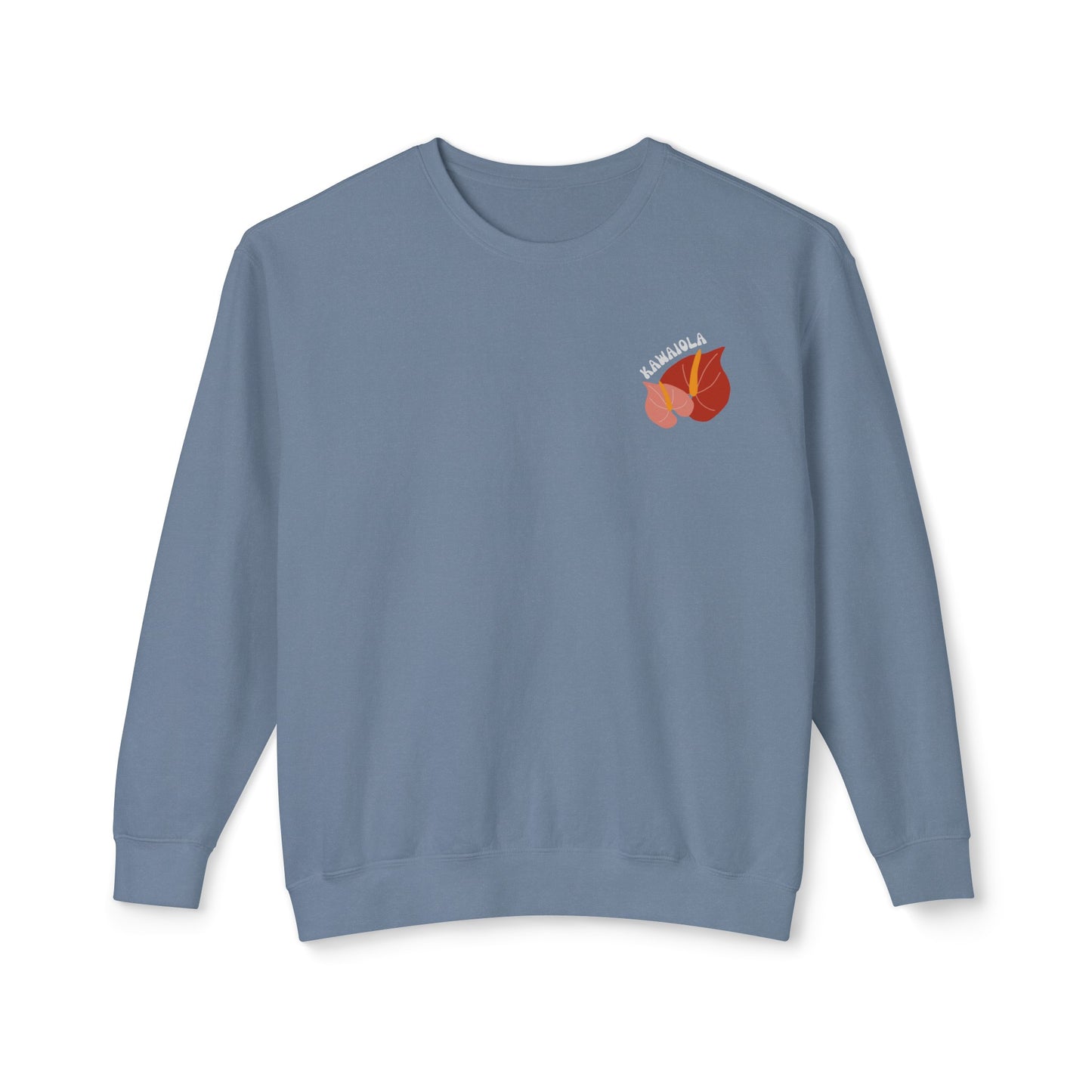 Anthurium Lightweight Crewneck Sweatshirt (multiple colors available)