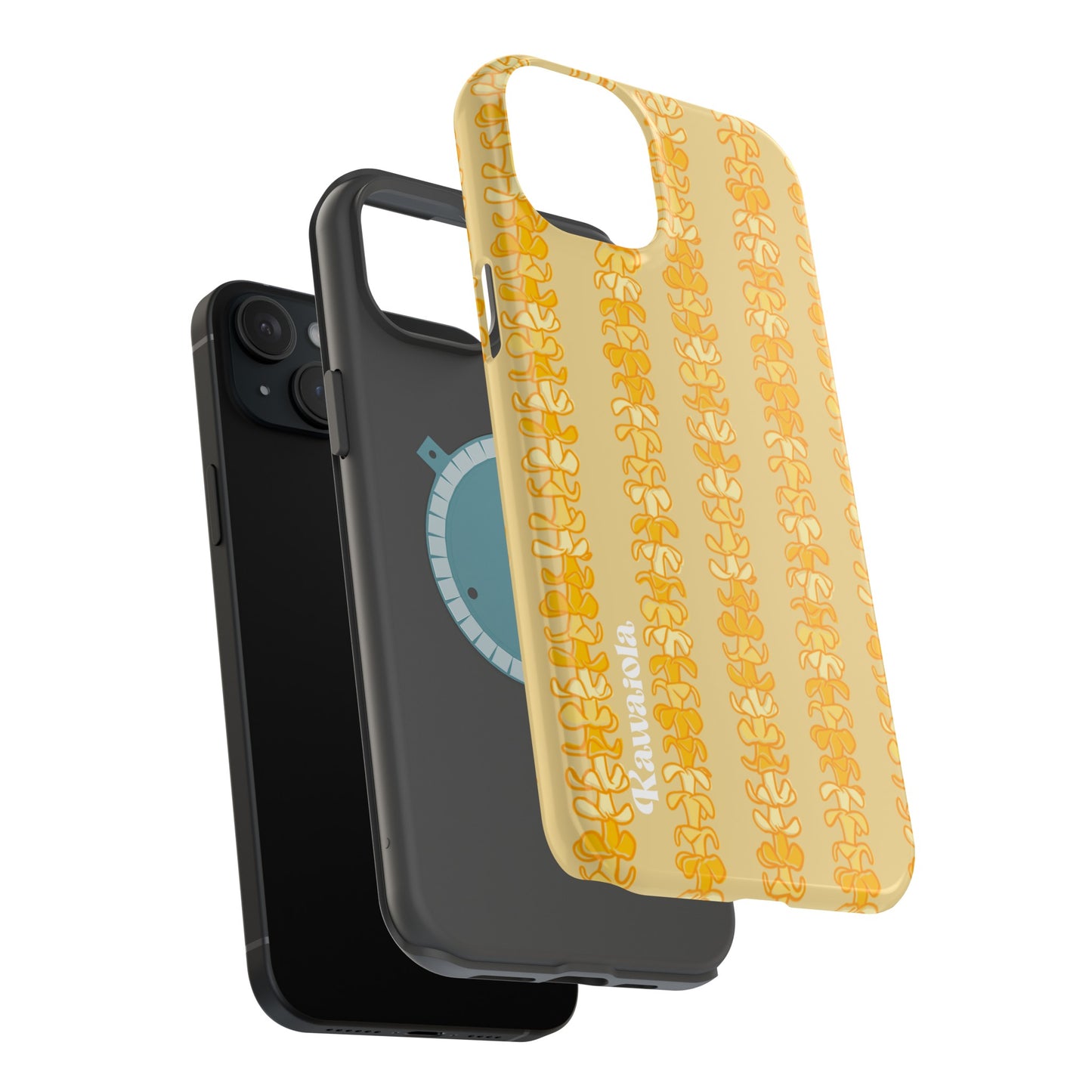 Golden Puakenikeni Lei MagSafe Tough Phone Case