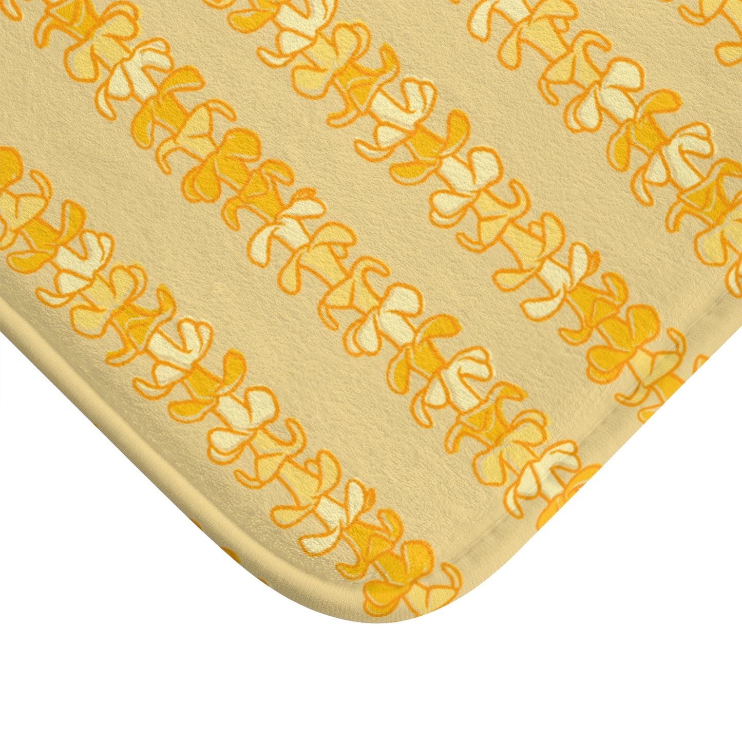 Golden Puakenikeni Memory Foam Bath Mat