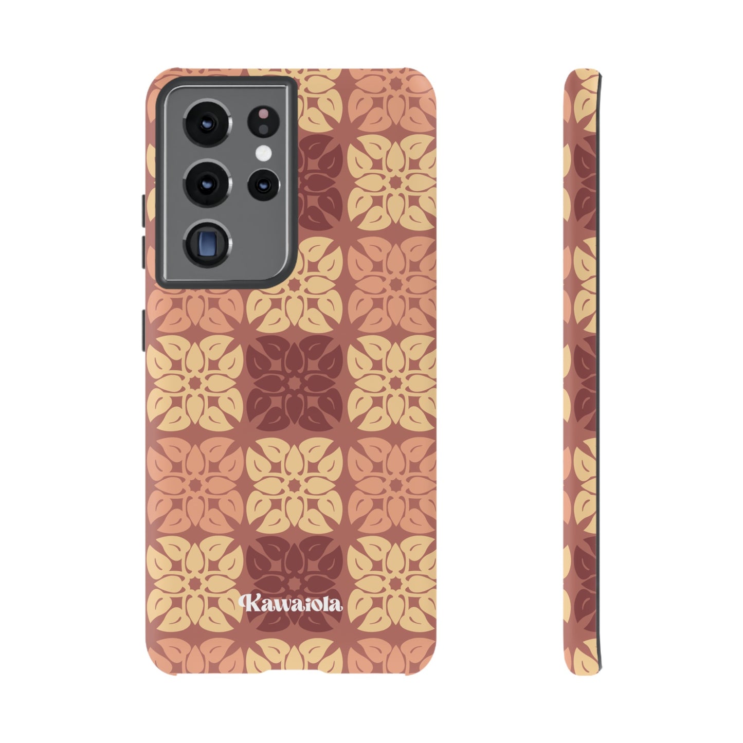 Anthurium Quilt Pattern Phone Case