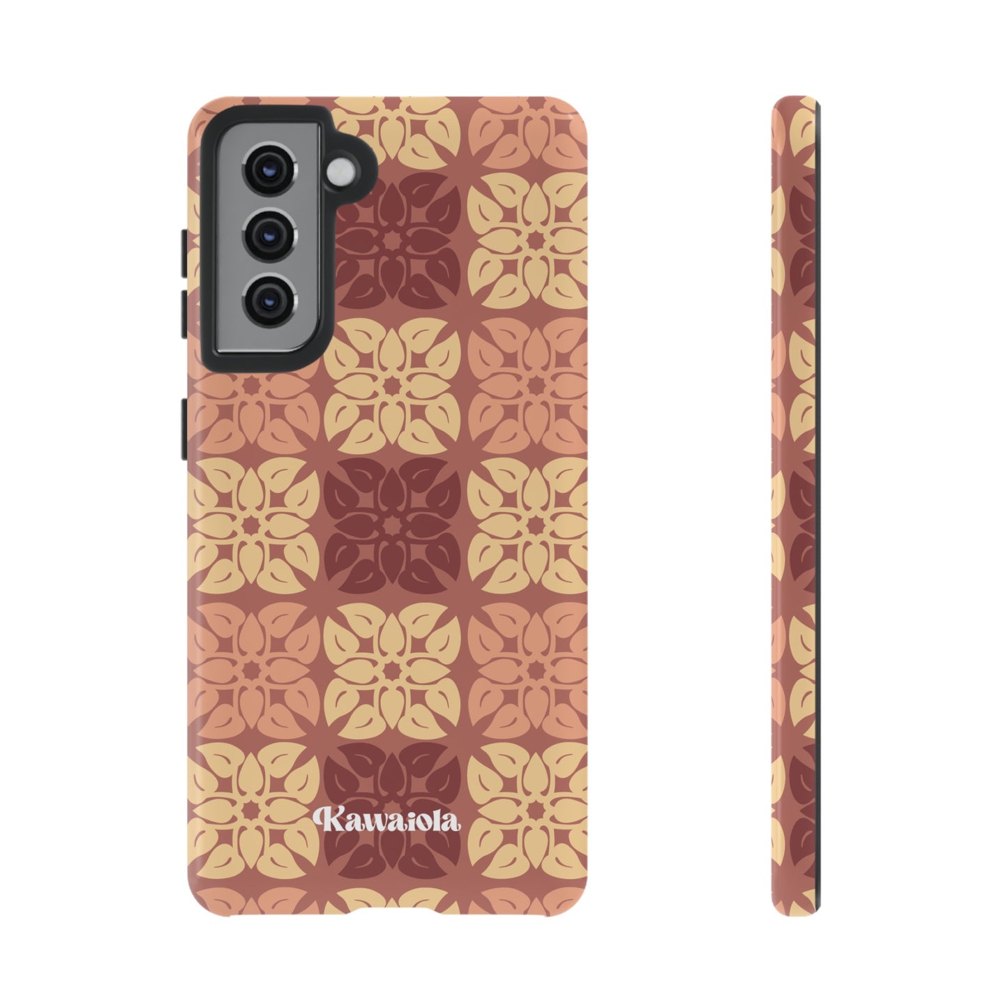 Anthurium Quilt Pattern Phone Case